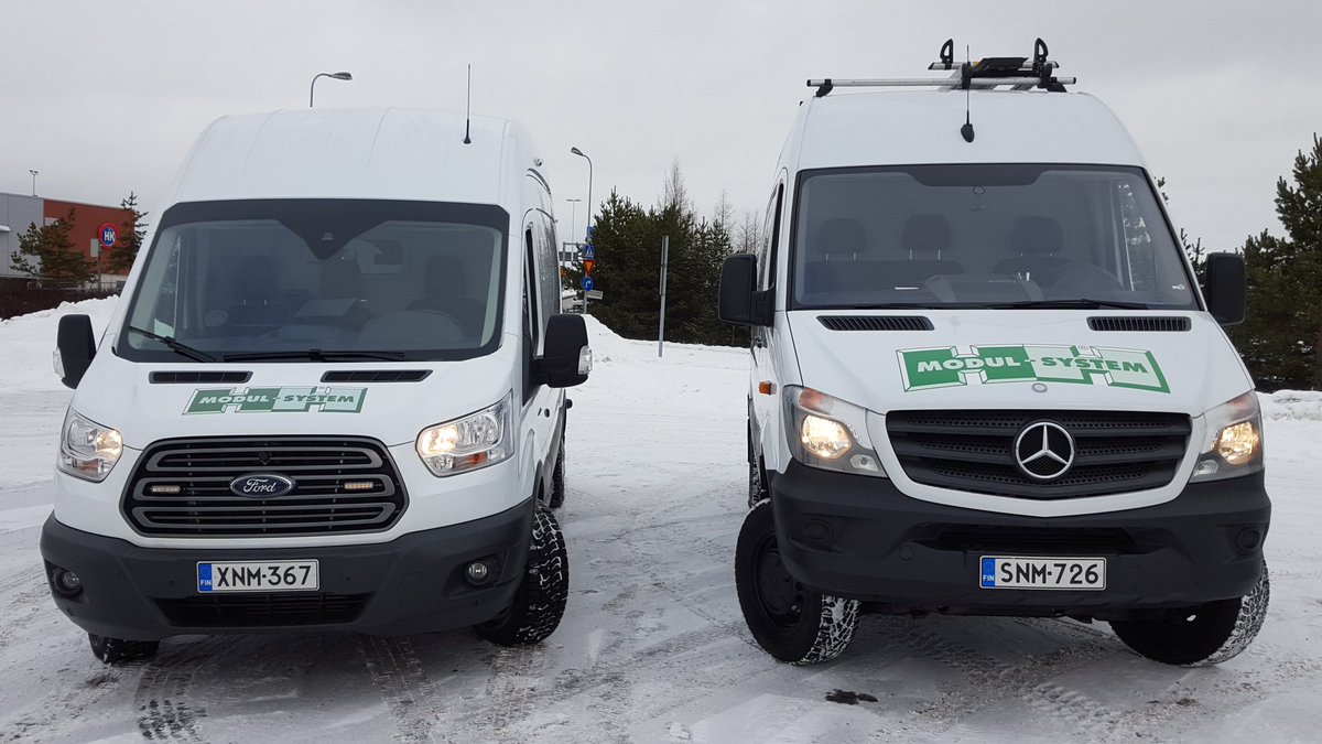 ModulSystem_FI's tweet image. Uusin tulokas esittelyautojemme riviin.  Ford Transit 4x4.  #modulsystem #fordsuomi
