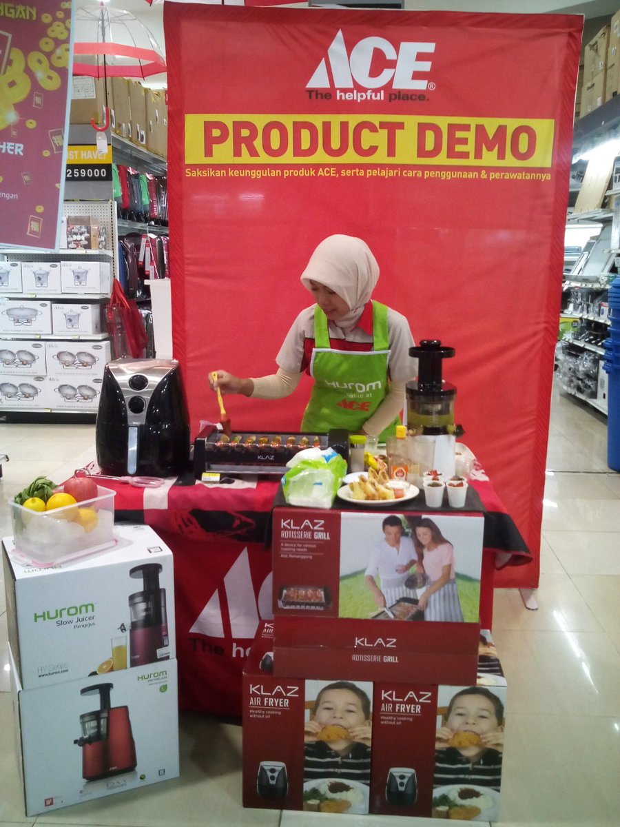 AceRadal's tweet photo. Mari berkunjung ACE HARDWARE Radio Dalam, #DemoProduct @ACEIndonesia @Ainichoirunisa https://t.co/pib3tUjMcx