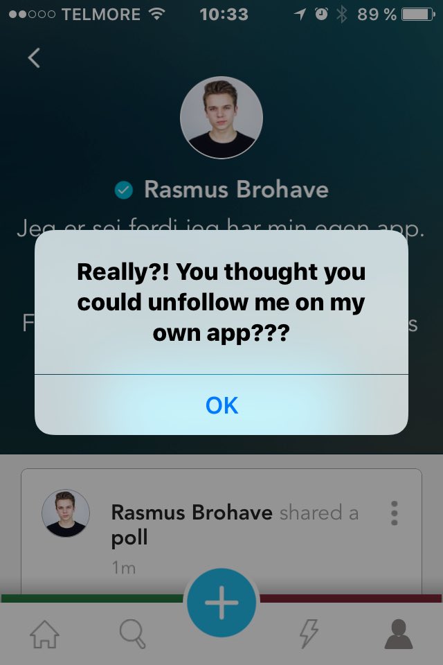 anna_flinch's tweet photo. Skulle jo lig se hvad der skete hvis man prøvede. Genialt !👏🏼❤️@RasmusBrohave fed app!👌🏼 https://t.co/36M4kL9akM