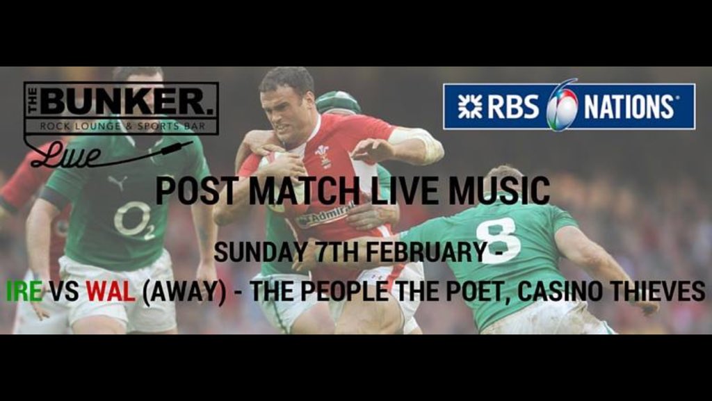 See you at <a href="/BunkerCardiff/">Bunker Cardiff</a> from 5:15pm for a free entry show from ourselves &amp; <a href="/CasinoThieves/">Casino Thieves</a>