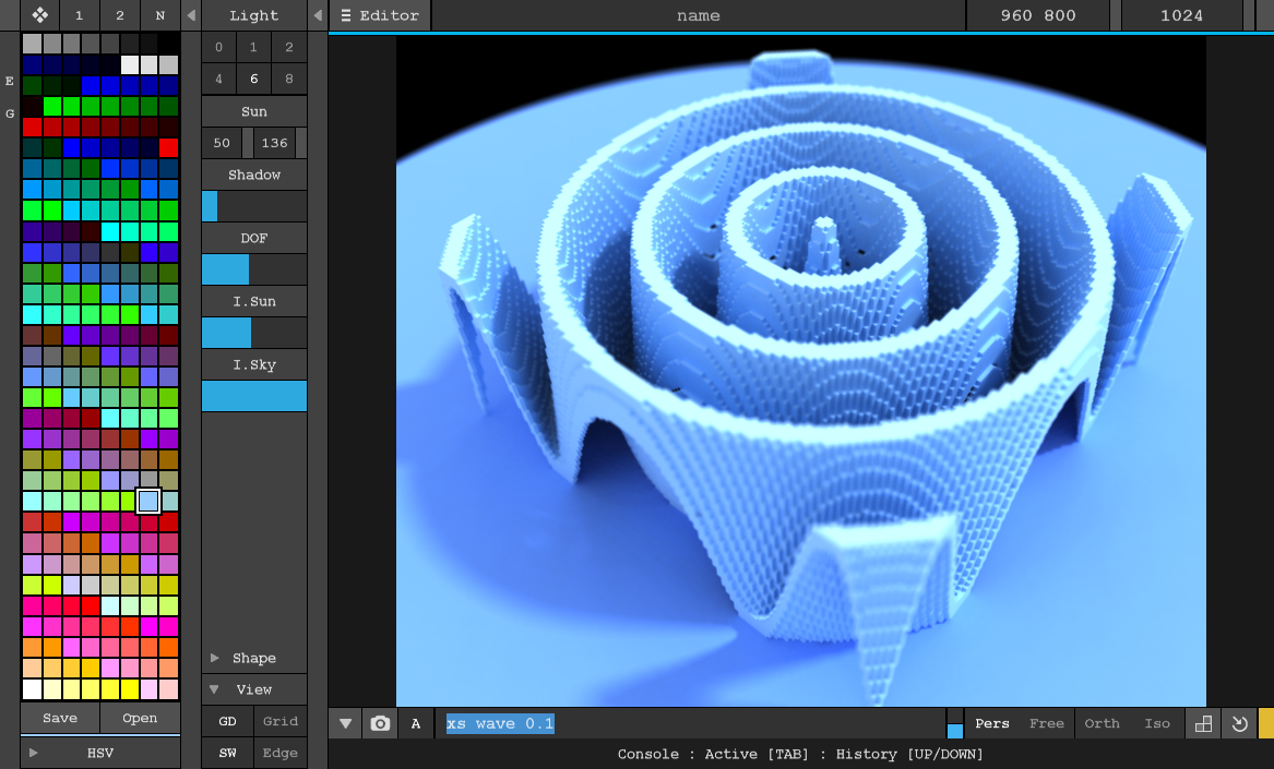 ephtracy's tweet image. #MagicaVoxel 0.97.1 Release : New Voxel Shader, Marching Cube Export, Brush Options (V/C/P) ephtracy.github.io