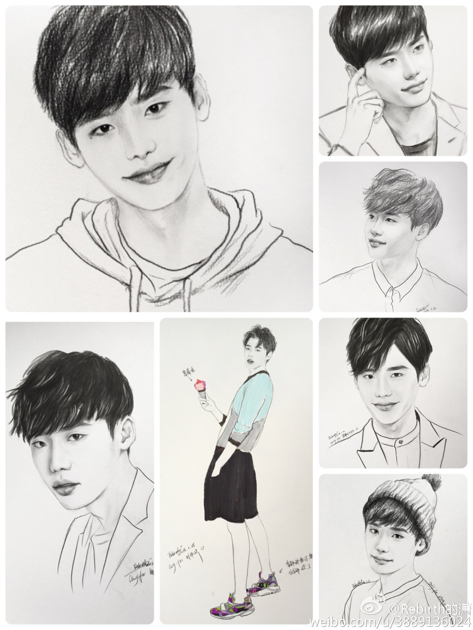 LEE JONG SUK 刺繍ノート Lee Jong Suk #2