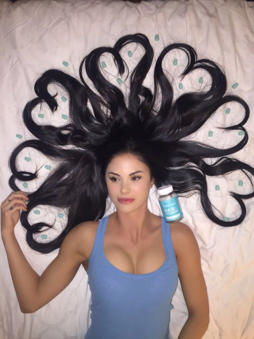 Love is in the air this month - Enjoying my @sugarbearhair gummies and the results! #Hair4Days #sugarbearhair