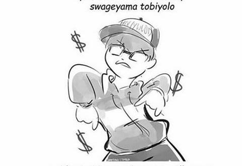 TheWhiteMask_'s tweet photo. @qwertyArumi_ swageyama tobiyolooo https://t.co/NOs5Eotxmf
