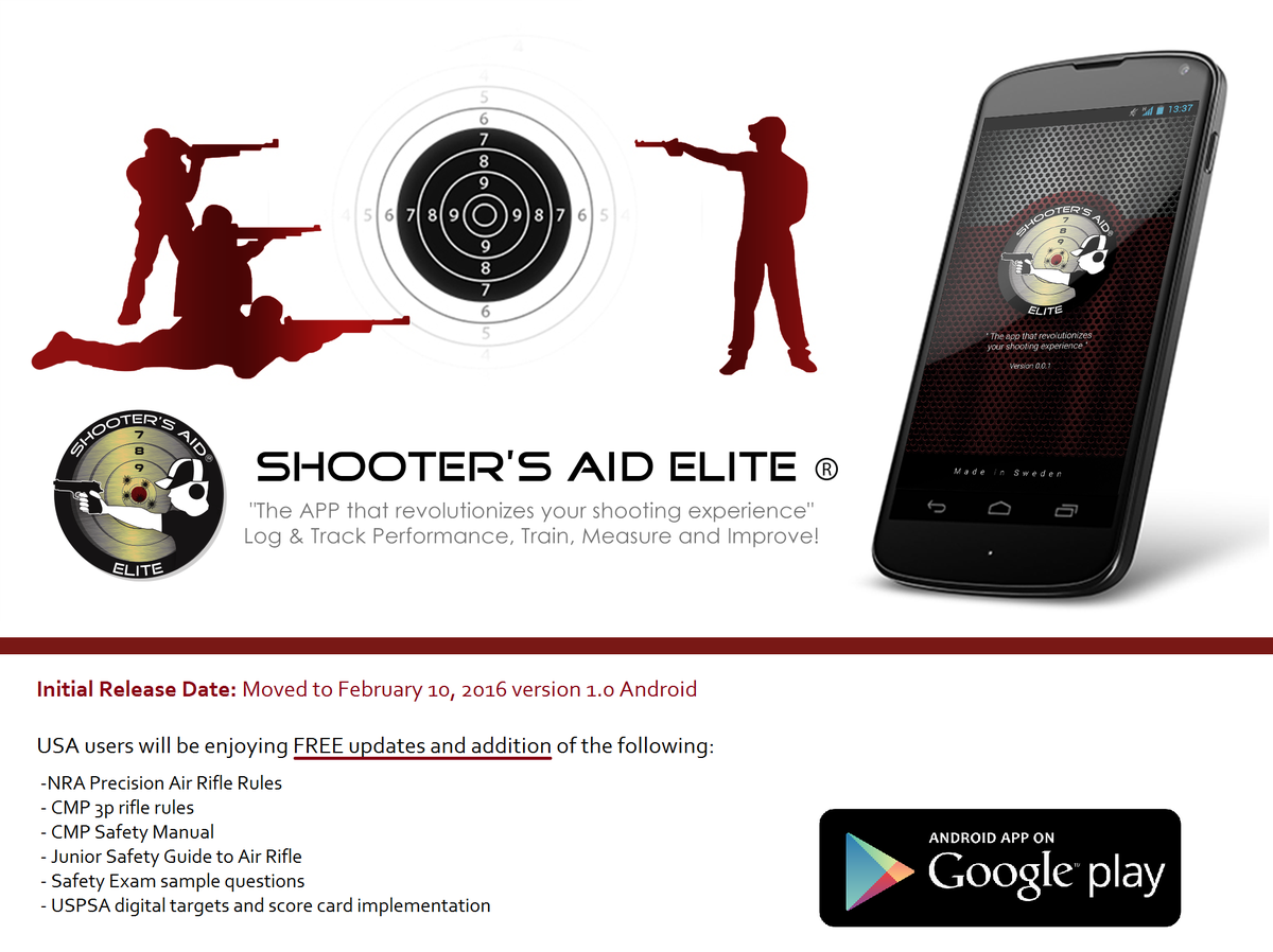 Release and update information. #shootersaid elite #mobile #app tool 4 #issf #sportshooters. More @3hansens3.com
