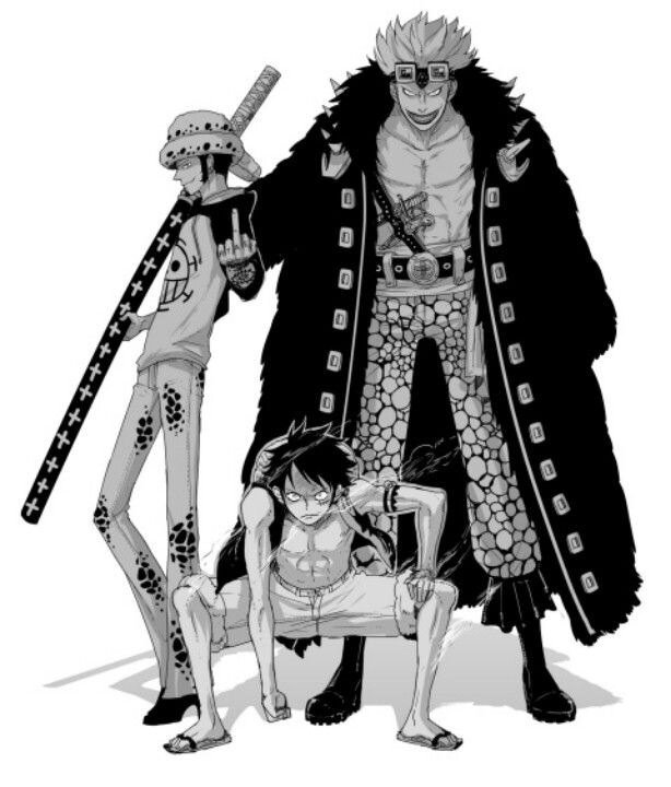 One Piece Center The Captain Trio Onepiece T Co K8s4rh0iln