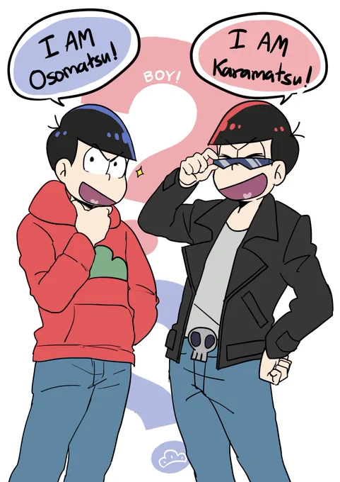 Osomatsu(?) &amp; Karamatsu(?)

#おそ松
#カラ松
#長兄松 #おそ松さん 