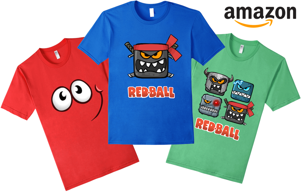 red ball game t shirt