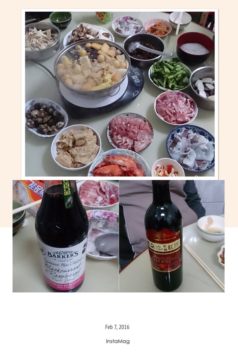 Hope I can be new starting in this year.
Warm chubese new year eve dinner.
#ChineseNewYear  #warmfamily #redwine