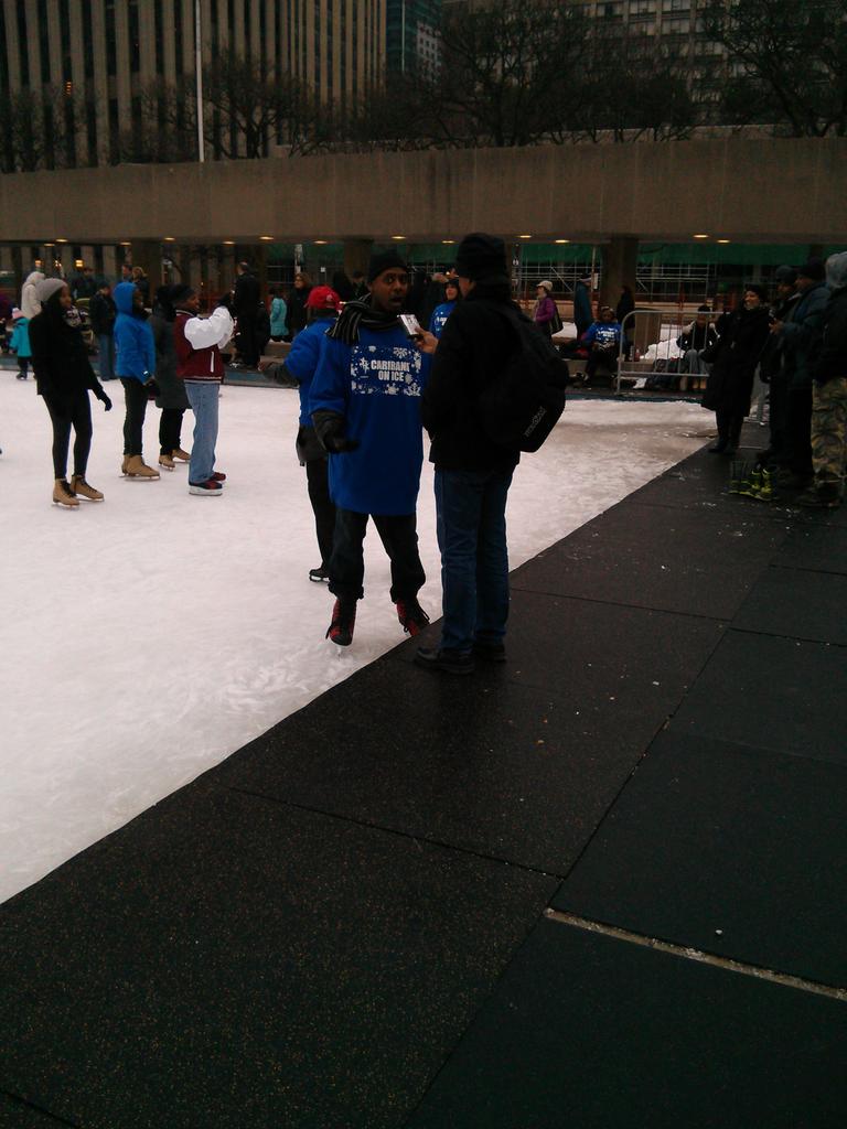 presents 4th annual Caribana On Ice event celebrating Black History Month; Feb 20/16, 2-5 pm, skate to soca&amp;calypso