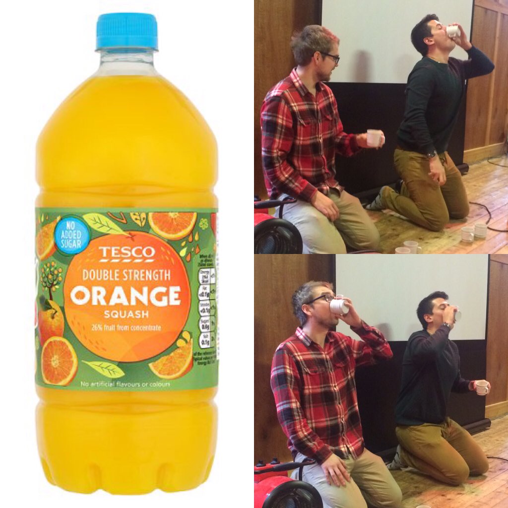 centralstudent_'s tweet image. Session 3, challenge 3. Shooting  4 cups of dilution juice. #challengerobin