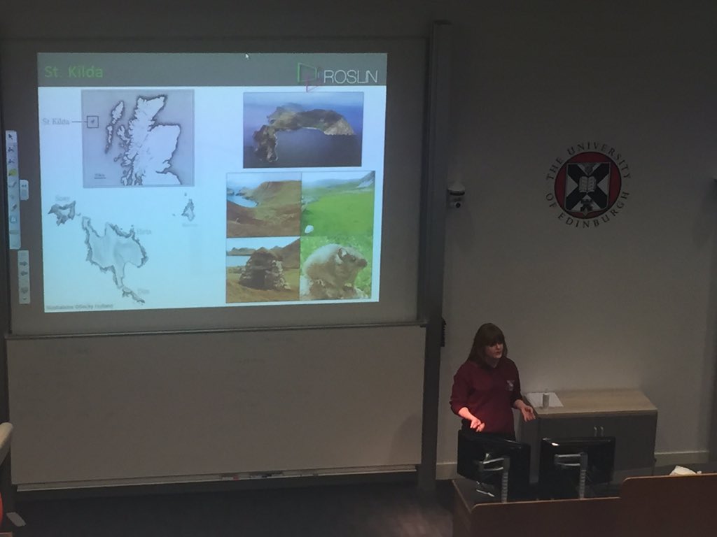 Short summary of @SoaySheep by Alex Chambers covering their research into parasites 🐑 #FAVS2016