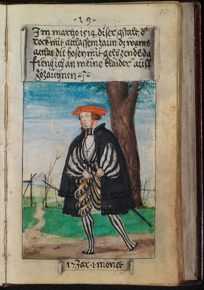 via @EuropesHistory
German accountant Matthäus Schwarz’s Book Of Clothes from 1520-60
Considered 1st book on fashion