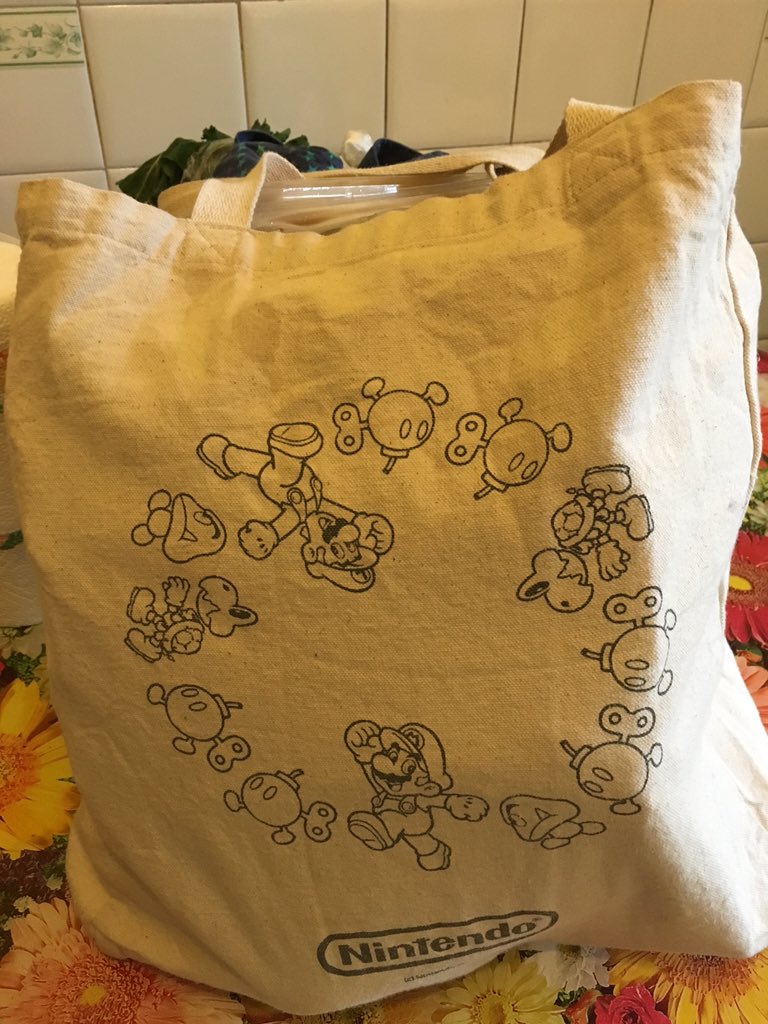 MixedBagIT's tweet photo. A fare la spesa con borsa #nintendo... Vero gameplay... https://t.co/vzNRFt9Xix