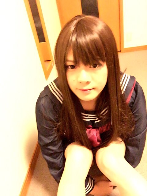 Ts20Leah's tweet photo. 清楚系ビッチしてみたよ♪
ツイッター放置気味です。申し訳！
#1mmでもいいなって思ったらRT 
#女装 
#私ともっと仲良くしたいよって人RT https://t.co/sowA2uBnys