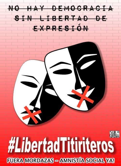 barbaradecampo's tweet photo. BASTAAAA YA #NoLeyMordaza #LibertaddeExpresion 
#LibertaddeExpresion 
#LibertaddeExpresion https://t.co/6IruSmr3Ur