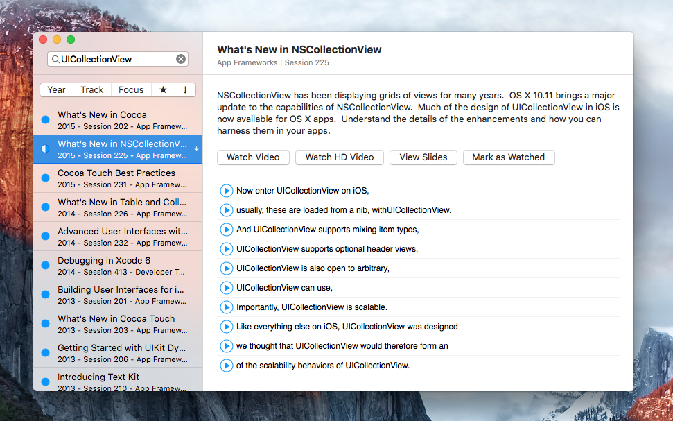 _inside's tweet photo. Just released version 3 of WWDC for OS X. Check It out: https://t.co/X4vjZOE77a #OSX #Apple #swift  #swiftlang #OSS https://t.co/G7fwRO8bTd