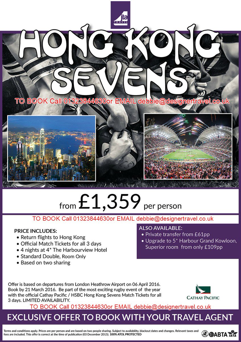 #HongKongseven #HK7s amazing offer book early please do contact us to book thankyou