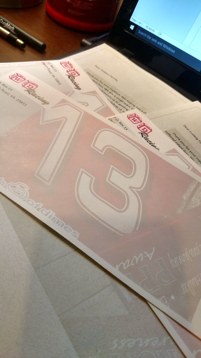 WD_Racing's tweet photo. Letters to families. Keeping in touch. https://t.co/14JYNgZYhg