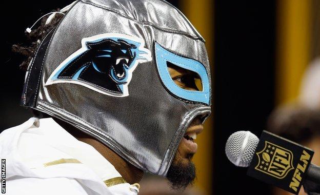 bbcgetinspired's tweet photo. Wrestling with the media ahead of Super Bowl 50:
https://t.co/NySvv1F4lw
#BBCGI https://t.co/dzJoBo24Cj