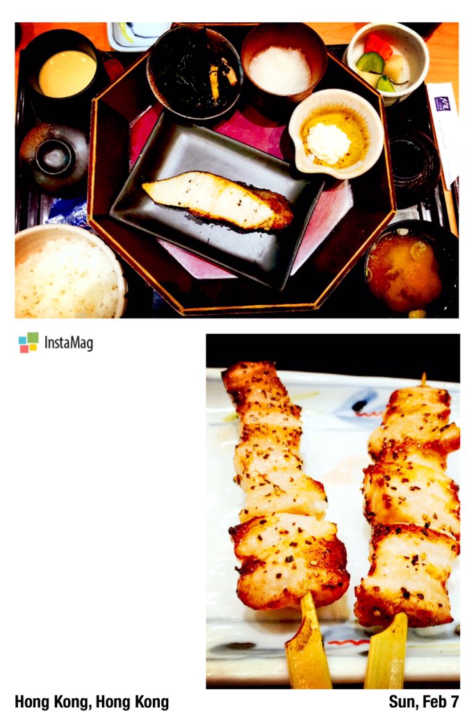 Neilkorea's tweet photo. @AboutThisFood #JapaneseDinner #yummy #GrilledCodFish #GrilledPorkBelly #ηΎε³γγ https://t.co/zKcfb1sXKl