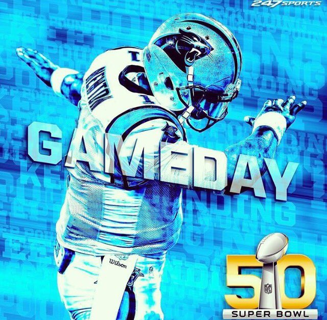 AMNorris1's tweet photo. Wake up #PantherNation!! It's #GameDay!! #KeepPounding #SuperBowl https://t.co/t6GQX2Wms4