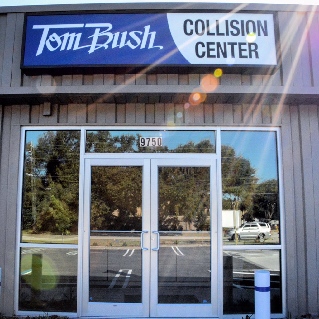 bushcollision's tweet photo. We are now open for business in our new facility: 9750 Regency Sq Blvd, right behind Best Bet! #bushcollision https://t.co/RrJxxJh4Cx