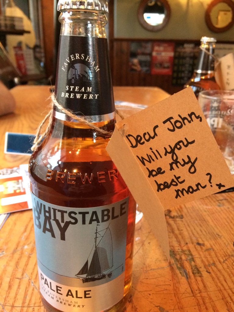 johnseamanSMS's tweet photo. Chuffed to be asked to share this privilege at your wedding to Emma @The_real_Blacky @Thejollysailor https://t.co/FHLeITHbuR