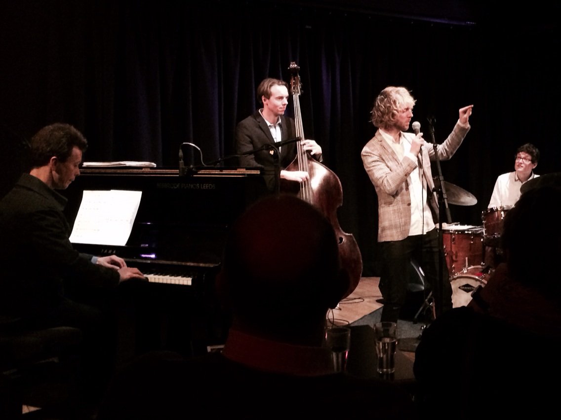 Great gig! Mads Mathis Quartet @sevenjazzleeds <a href="/mads_mathias/">Mads Mathias</a> <a href="/peter_rosendal/">Peter Rosendal</a> <a href="/Steve_C_Hanley/">Steve Hanley</a>