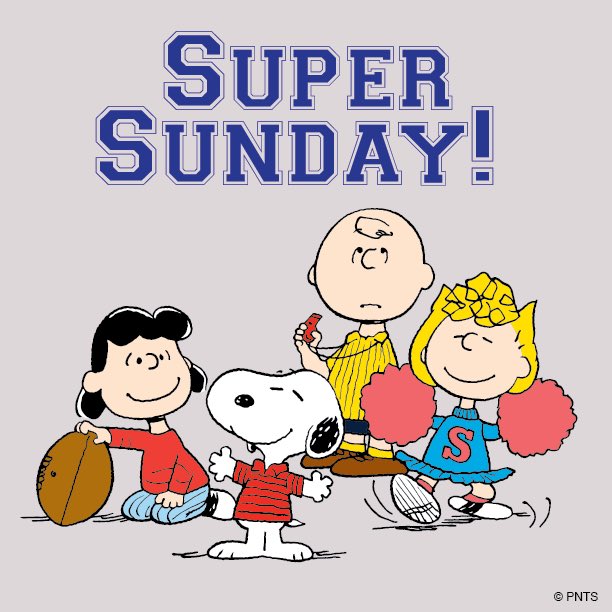 Snoopy's tweet photo. BIG GAME TODAY! 🏈 #SuperBowl https://t.co/QpT9kYplxa