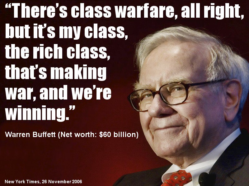 Image result for pax on both houses, warren buffett class warfare