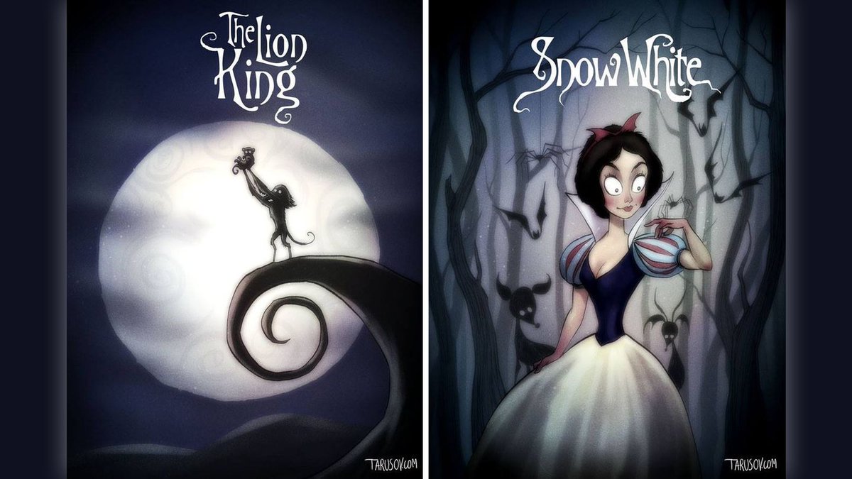 MTVNEWS's tweet photo. What Would Disney Movies Look Like If Tim Burton Directed Them? https://t.co/LzkysWTFtl https://t.co/t4rWdULiSc