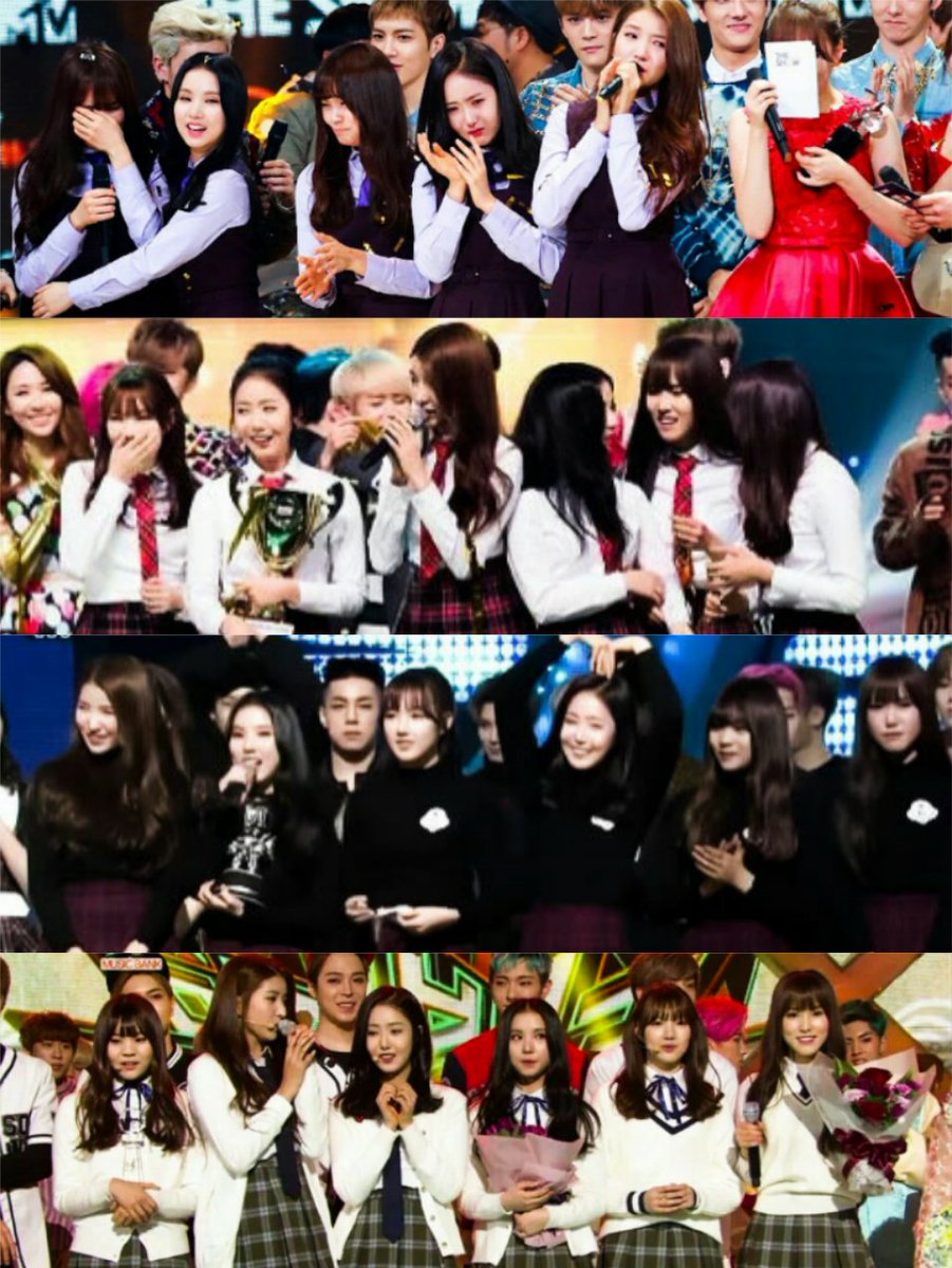 Bume_19's tweet photo. Rough♡
◇SBS The Show
◇MBC Show Champion
◇MCountDown
◇Music Bank
◇Inkigayo
#GFRIEND5thWin #Rough5thWin ♡ https://t.co/xqAFNJxeP1