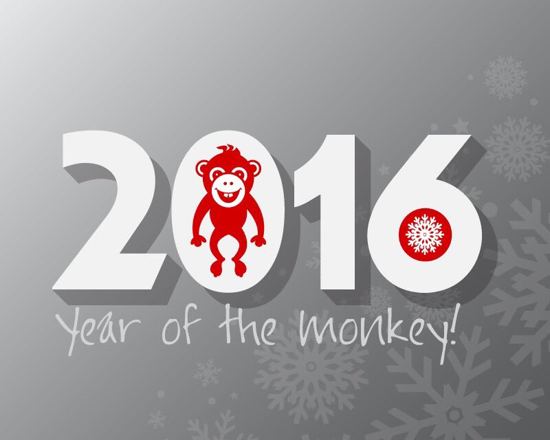 ZackFei's tweet photo. Happy lunar new year! Year of the monkey🐵🐒😄 https://t.co/R8aXSm1k35