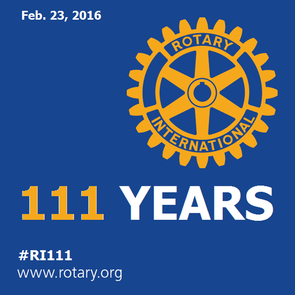 RotaryItalia's tweet image. #Rotary will celebrate 111 years on 23 February #RI111.
Send us a photo for our gallery. on.rotary.org/Voicesanniv