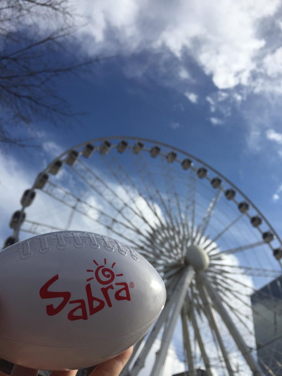 SabraTour2016's tweet photo. #Score #Big in the #Dipzone @Sabra #SuperBowl50 #SuperBowlSunday #Atlanta https://t.co/5y4uVzxtfy