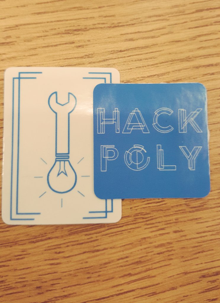 hackerProjects's tweet image. Sticks around for updates on cool projects at @HackPoly !!! #hackathon #mlh @MLHacks #hacks