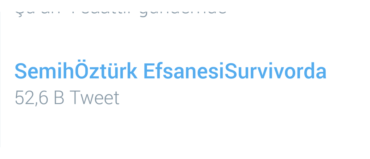 UnlulerALLStar's tweet photo. "SemihÖztürk EfsanesiSurvivorda" TT Listesinde...
#Survivor #Survivor2016 #Semih https://t.co/aBNL5g4yOo