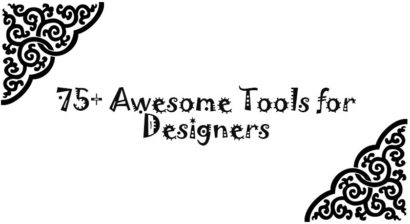 Some great free resources: 75+ Awesome Tools for Designers buff.ly/20Ci459 #design