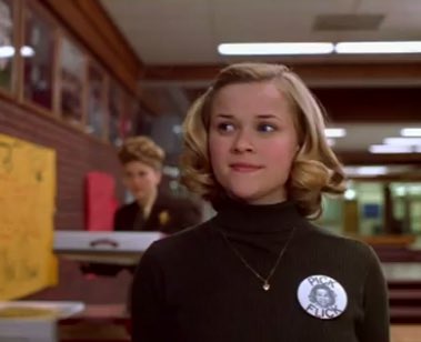 Ehrlegirl's tweet image. The AARP&apos;s Tracy Flick,@HillaryClinton? The &quot;but I deserve it&quot; rhetoric is exhausting.#demprimaries #HillaryClinton