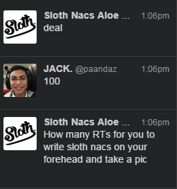 SlothNacs tweet picture
