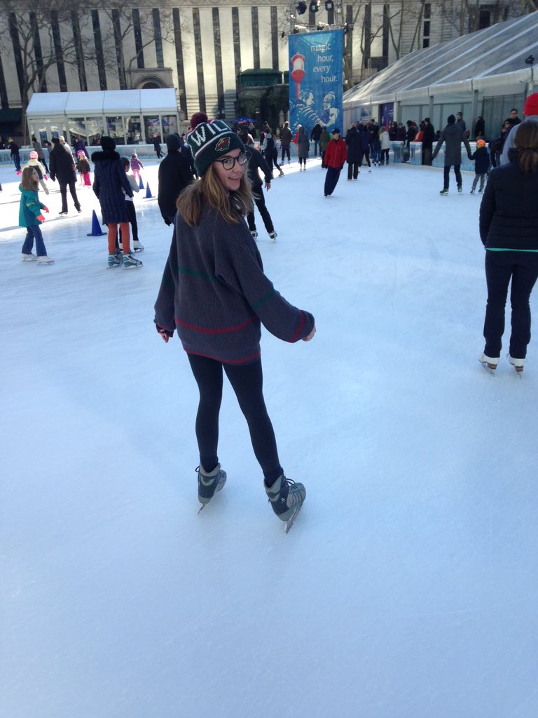 "Sometimes you fall, that's part of skating." -father to little girl, over heard at #bryantpark