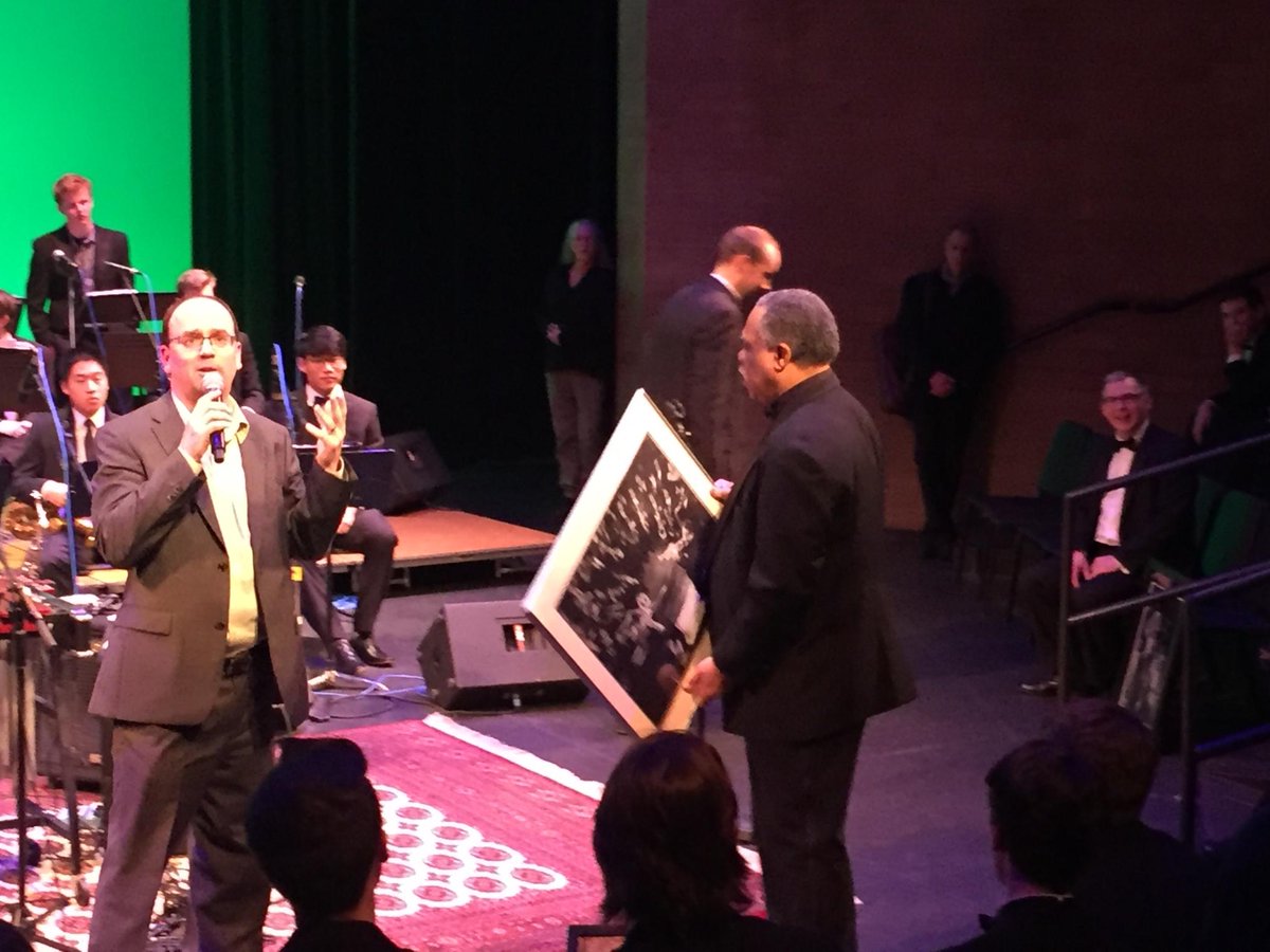 Artwork is given instead of a trophy. What a great idea ! #Bellevue College Jazz Festival