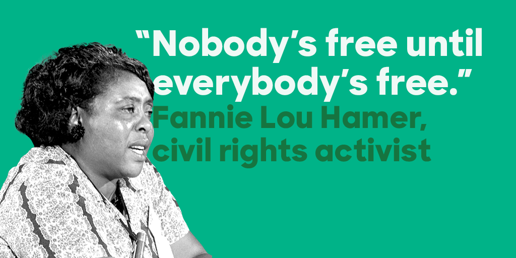 Image result for fannie lou hamer