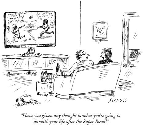 the new yorker on twitter a super bowl cartoon by david sipress