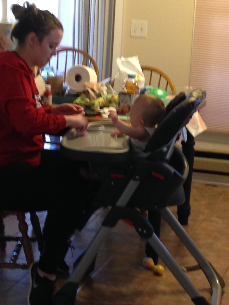 Coach_Summers's tweet photo. Mom/son craft time is good entertainment for dad. #CraftTimeFun #HarrisonIsntImpressed @mrscoachsummers https://t.co/wXqVITfoOE
