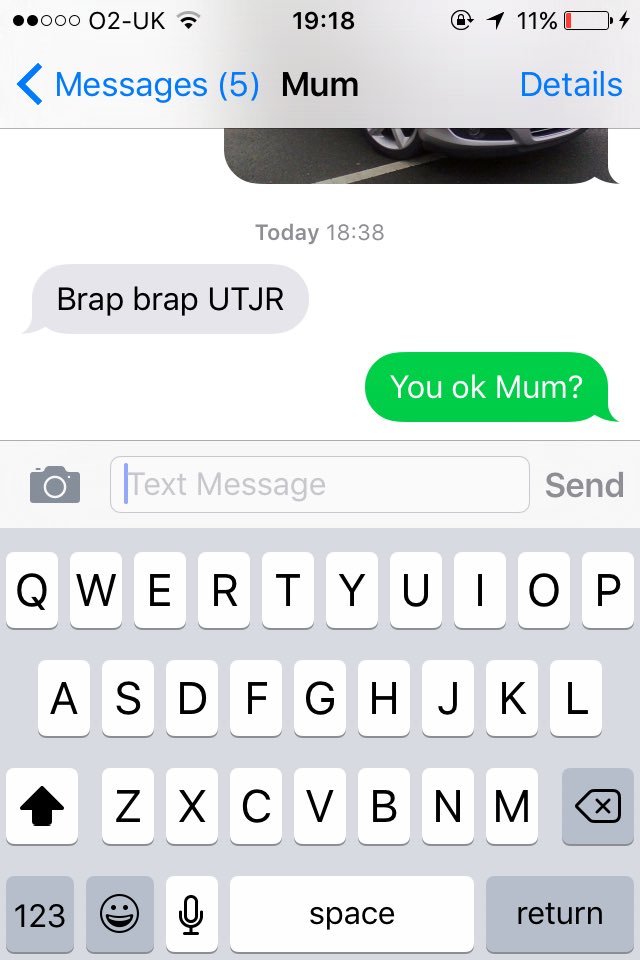 You ok mum?