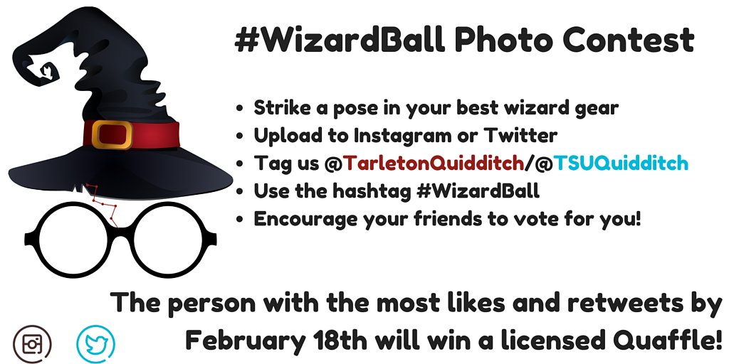 TSUQuidditch's tweet photo. Join our #WizardBall #photocontest! Have fun and may the odds be in your favor! #TarletonState #InstaContest https://t.co/soxdDr3Egv