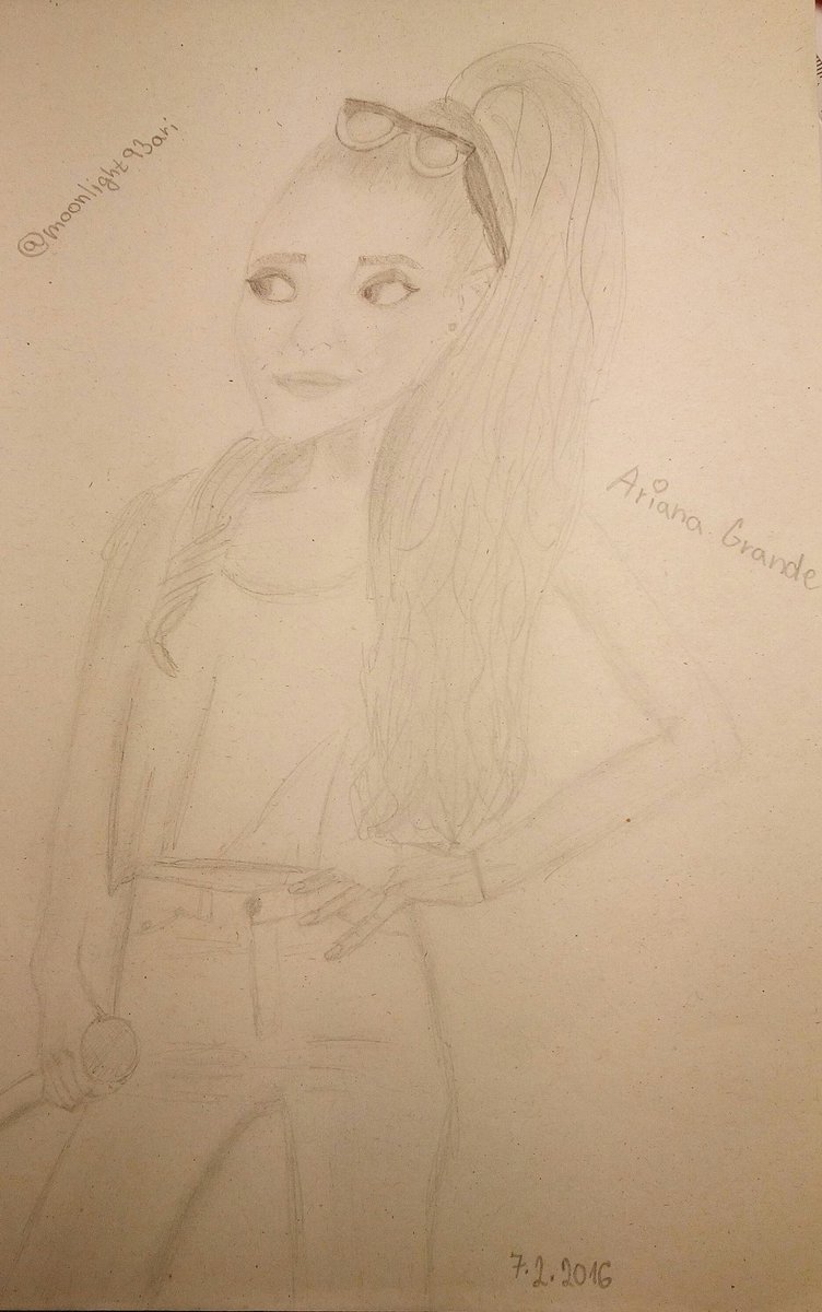 moonlight93ari's tweet photo. I tried it but it's not good how I want it. @ArianaGrande #MoonlightIsComing #WeAreReadyForA3 #ArianaDrawings #Ari ๐ https://t.co/FXAERLGAj9