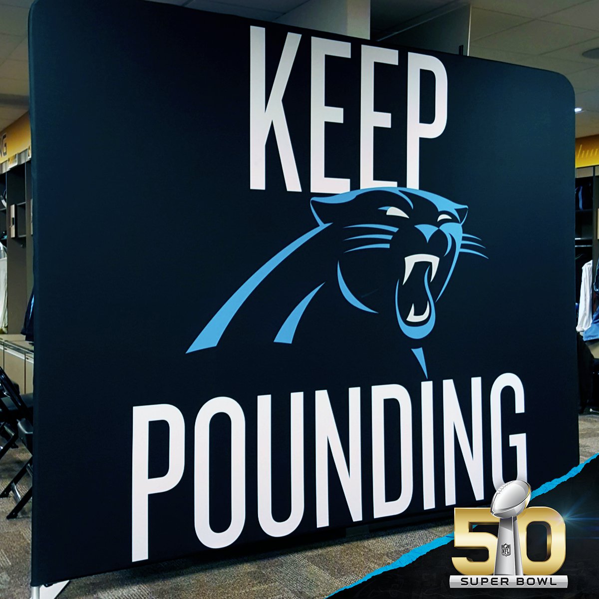 Carolina Panthers on Twitter: "This sign sits in the #Panthers locker